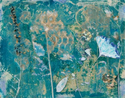 "Frenetic", a scanned print from the Cynolumens series, by Katelynn McAllister