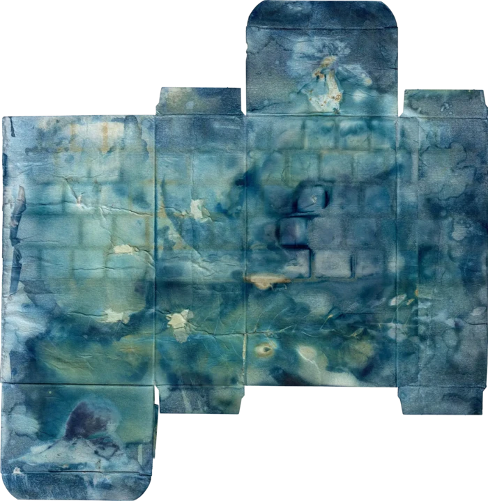 "Keys", a cyanotype from the Compositions series, by Katelynn McAllister