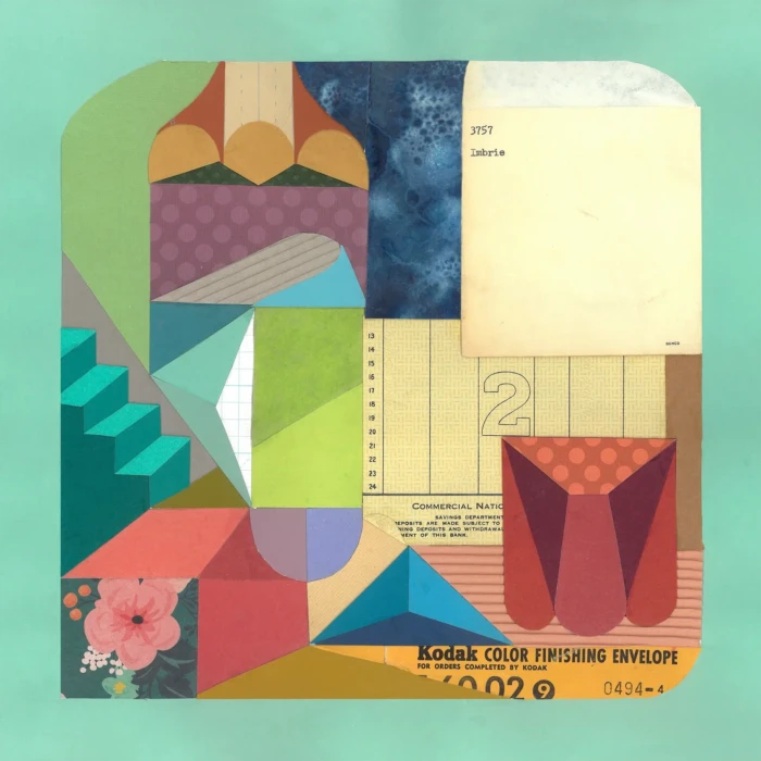"Imbrie", a collage from the Geometric series, by Katelynn McAllister