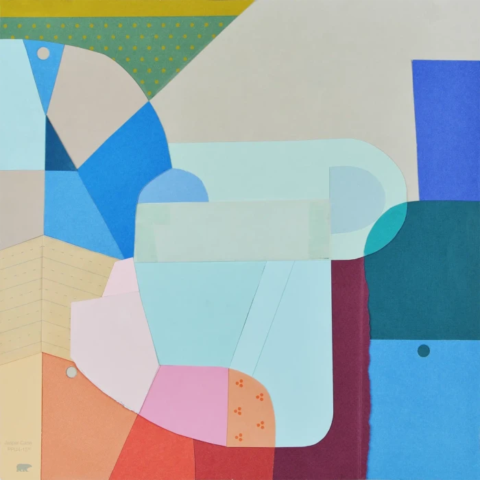 "Jasper", a collage from the Geometric series, by Katelynn McAllister
