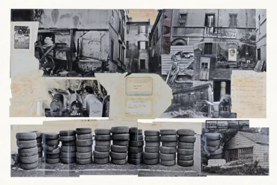 "LC", a collage from the Vestiges series, by Katelynn McAllister