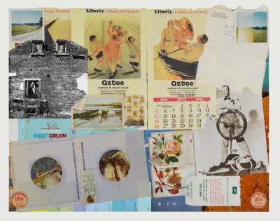 "Reynolds", a collage from the Vignettes series, by Katelynn McAllister