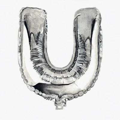 "U", a part of the Drawing series, by Katelynn McAllister