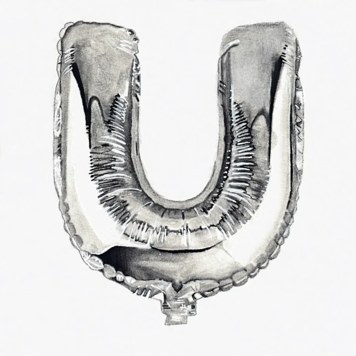 "U", a part of the Drawing series, by Katelynn McAllister