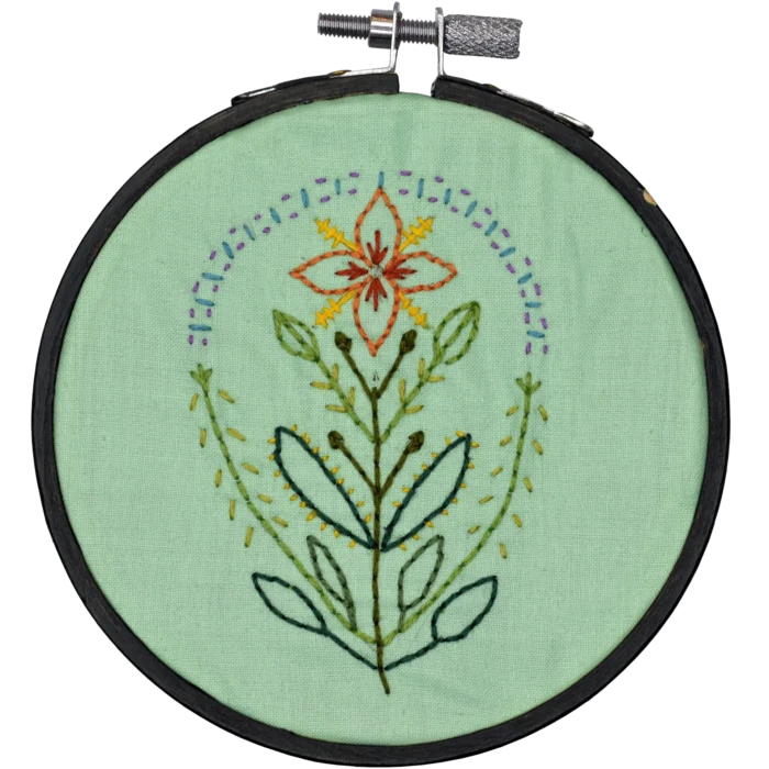 "Flower Tracks" from the Embroidery series, by Katelynn McAllister