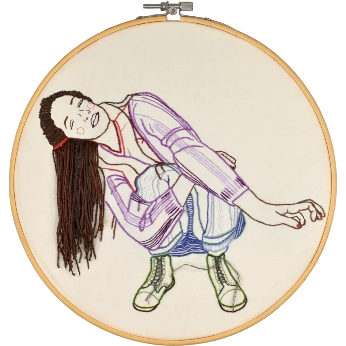 "Saige" part of the Embroidery series by Katelynn McAllister