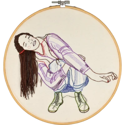 "Saige" part of the Embroidery series by Katelynn McAllister