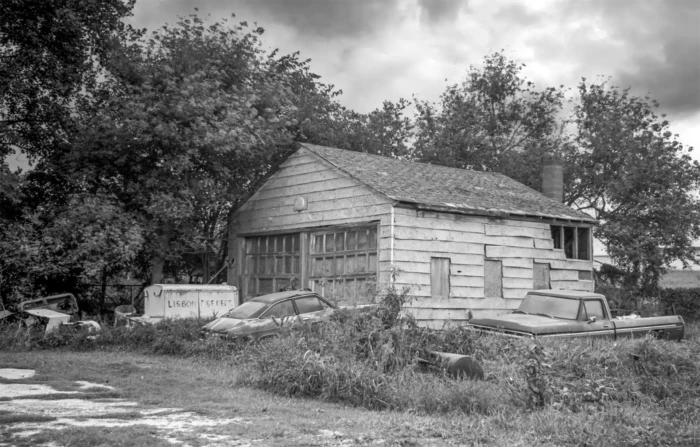 "Lisbon Fire", photograph from the Along Country Lanes series, by Katelynn McAllister