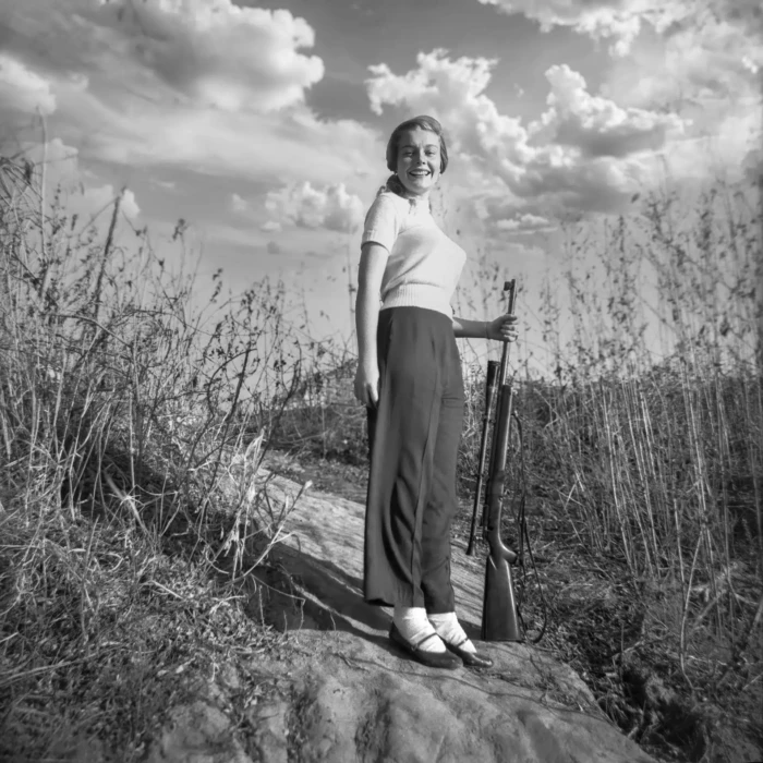 "Pretty Good Shot", photograph from the Found series, by Katelynn McAllister