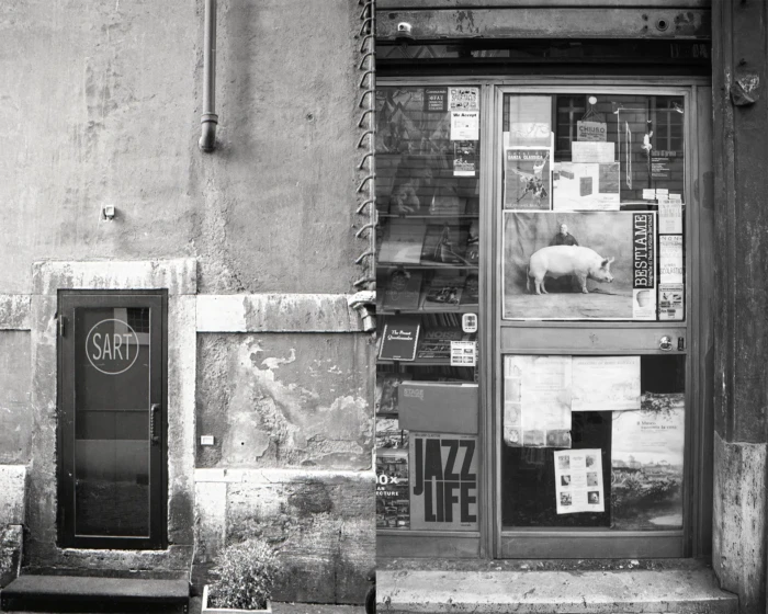 "Sart", a digital photo collage from the Italia series, by Katelynn McAllister