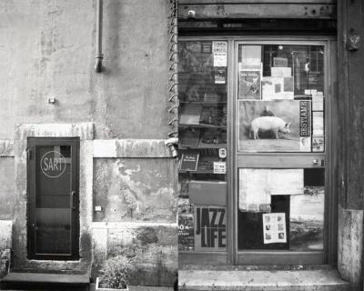 "Sart", a digital photo collage from the Italia series, by Katelynn McAllister